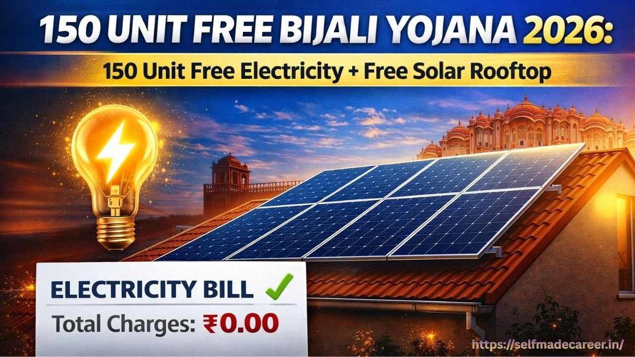 Rajasthan 150 Unit Free Bijali Yojana 2026