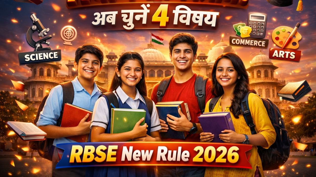 RBSE Class 11 Subject Choice Update 2026