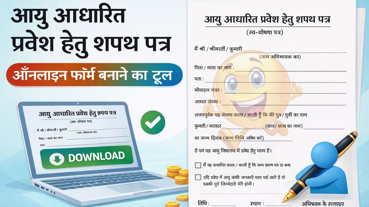 Age Based Admission Formate